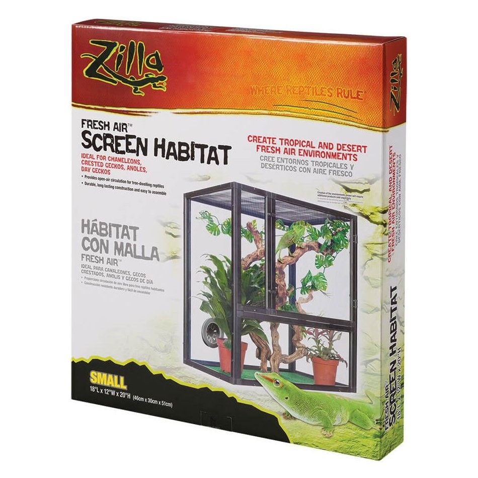 Zilla Fresh Air Screen Habitat