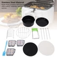 thumbnail image 4 of Kit De Accesorios Para Freidora De Pasteles, Juego De Rejilla Para Freidora De Acero Inoxidable 304 Con Moldes Para Hornear Pasteles Y Pizza Para Cocinar, 4 of 7