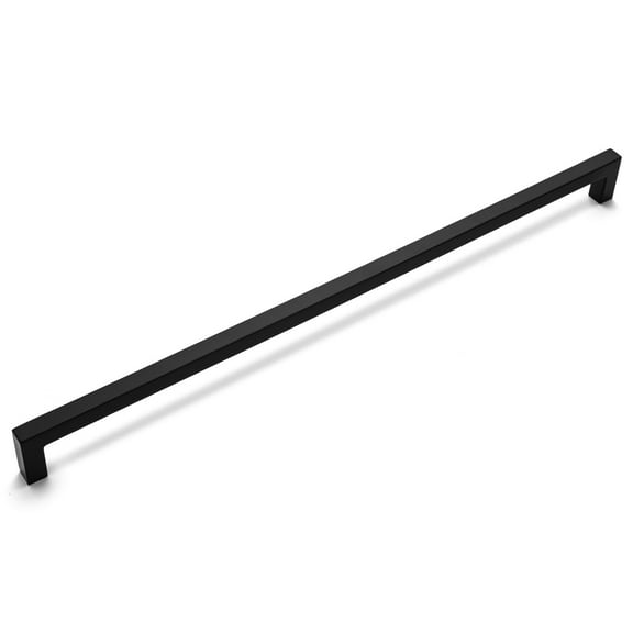 Cosmas 14777-320FB Flat Black Modern Cabinet Hardware Handle Pull - 12-5/8" Inch (320mm) Hole Centers