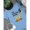thumbnail image 5 of 5th Birthday Bulldozer Construction Tstars T-Shirt - Unisex Kids Apparel - Perfect for Birthday Parties - Unique Birthday Gift for 5 Year Old Boys & Girls - Toddler Kids Birthday Themed T-Shirt, 5 of 6