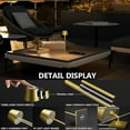 thumbnail image 2 of Lámpara de mesa compacta inalámbrica, luz nocturna LED recargable, doble fuente de luz (RGB superior e inferior cálida),  táctil y temporizador, lámpara de metal para dormitorio, 2 of 8