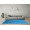 thumbnail image 3 of Ahgly Company Indoor Rectangle Oriental Light Blue Industrial Area Rugs, 6' x 9', 3 of 4
