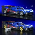 thumbnail image 4 of Mattel Brick Shop Hot Wheels Cadillac Project GTP Hypercar Building Toy Kit (236 Pieces), for Collectors, 4 of 7