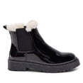 thumbnail image 2 of PORTLAND By Portland Boot Company Little and Big Girls' Faux Fur Trim Chelsea Boots, Sizes 13-5, 2 of 8