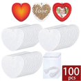 thumbnail image 5 of Exquisite 100 Pieces Sublimation Air Freshener Blanks DIY Air Freshener Scented Blank Car Pressed Felt for DIY Heat Press-Round, 5 of 5
