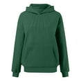 thumbnail image 3 of Besolor Oversized Hoodies for Women Pleated Long Sleeve Hooded Sweatshirts Tops Fall Winter Trendy Outfits, 3 of 7