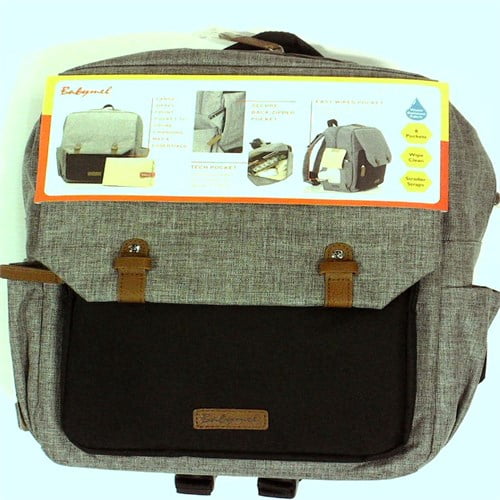 babymel george backpack grey