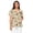 Western Cowboy Horse & Cactus Pattern, variant on Binienty Nursing Work Shirt with Two Front Pockets for Nurses, Stretchy Breathable Short Sleeve V Neck Nursing Top for Women, Ice Cream Pattern