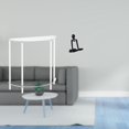 thumbnail image 2 of 2 Pieces Acrylic Nightstand End Table Abstract Sculpture Clear Material Modern Living Room Bedroom Office Decor, 2 of 8