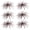 Red, variant on 6Pcs Fishing Sea Urchin Lures Floating Fishing Baits Elastic Soft Floating Swimbait For Various Water Conditions