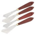 thumbnail image 3 of Wchiuoe 4Pcs Palette Kit Shaped Oil Painting Mixing Scraper Art Painting Spatula, 3 of 8
