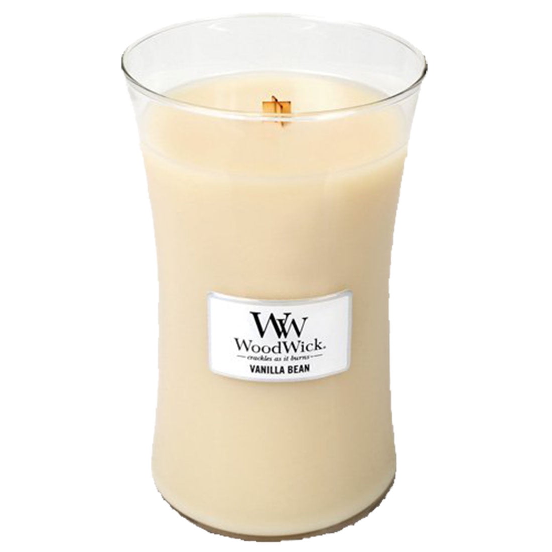 WoodWick Vanilla Bean Candle, Large 22 Ounces