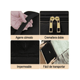thumbnail image 3 of 3pcs Cosmetiquera Neceser Estuches De Maquillaje Bolsa Belug Negro, 3 of 5