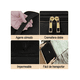 thumbnail image 3 of 3pcs Cosmetiquera Neceser Estuches De Maquillaje Bolsa Belug Negro, 3 of 5