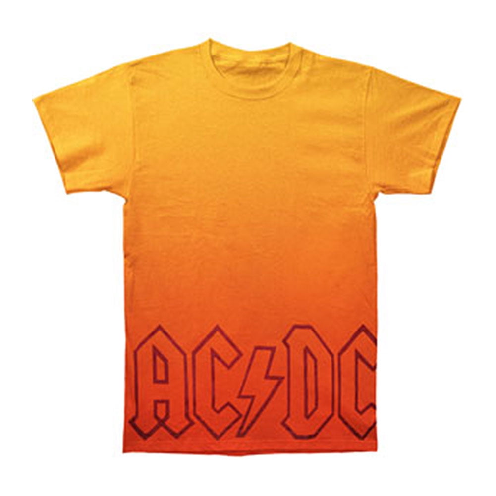 AC/DC Men's T-shirt XX-Large Orange 