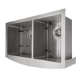 thumbnail image 4 of Zline Kitchen and Bath ZLINE Farmhouse Double Bowl Stainless Steel Sink with Bottom Grid, 4 of 5