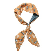 Unique Bargains 1 Pc Headband Fruit Long Ribbon Hairband for Women Blue Orange