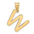 thumbnail image 1 of Diamond2Deal 14K Or Jaune Lettre Bubble avec Pendentif Initial pour Femmes, 1 of 6