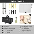 thumbnail image 5 of Portable Beach Tent Sun Shelter With Ground Pegs Water And Wind Resistant Sun Shade Canopy Angle Adjustable Ice Cream Watermelon Lemonade, 5 of 7