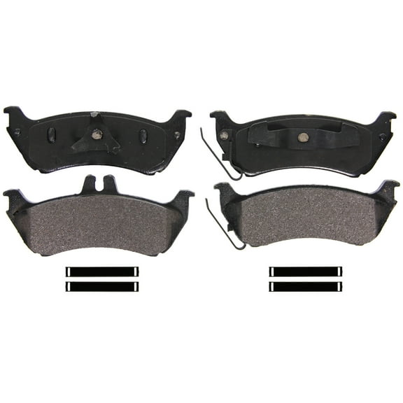 Disc Brake Pad Set Fits select: 1998-2005 MERCEDES-BENZ ML