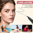 thumbnail image 4 of Lápiz de cejas LAVONE 2 en 1 para microblading, impermeable, negro, 4 of 9