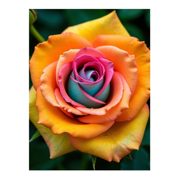 Diamond Art Kit for Adults, Multicolor Rose Bloom Nature Beauty Diamond Painting for Adults Beginners, DIY Diamond Art Painting Kits, 5D Diamond Painting Crafts for Home Decor 12x16 Frameless