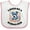 White and Pink, variant on Inktastic Schnauzer Dog Lover Girls Baby Bib
