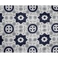 thumbnail image 4 of oneOone Polyester Lycra Navy Blue Fabric Geometric Block Dress Material Fabric Print Fabric By The Yard 56 Inch Wide, 4 of 4