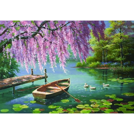 Jigsaw Puzzle for Adults Willow Spring Beauty Challenging Educational Fun Family Activities Games Toys Gifts Wooden Puzzles 1000 Piece