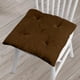 thumbnail image 5 of Cojín de Asiento Grueso de 40 X 40 X 2 Cm, Almohadilla de Espuma Transpirable para Silla de Oficina, Comedor y Suelo, Soporte Ergonómico, Lavable a Máquina, Sensación de Frescor., 5 of 5