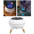 thumbnail image 1 of Elegant Large Capacity Flame Mist Humidifier Aromatherapy Diffuser with Quiet Manipulation, 7 Colors Light, Auto Shut off Timer, for Home Office Bedroom, with Remote Control, 1 of 7