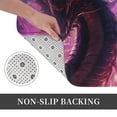 thumbnail image 6 of Sikiie Neon Futuristic Dragon Print Flannel Anti-slip Floor Mat 16x24in, Thickened Dustproof Entrance Door Mat Floor Mat for Kitchen, Bathroom, Laundry Room, 6 of 7