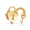 Yellow, variant on Womens Heart Shape Lock & Key Charm Bead Gold Plated .925 Sterling Silver for Bracelet