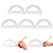 6Inch Protractors 180 Degrees Math Protractors Measuring Tool for Student
