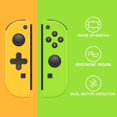 thumbnail image 2 of Joypad Controller Replacement for Switch,Wireless Switch Controller Support Wake-up Function with Strap(Yellow and Green), 2 of 7