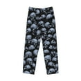 thumbnail image 4 of Balery Men'S Gothic Skull Pants,Sleepwear Pants,Pajama Pants,Pj Bottoms Drawstring And Pockets-Small, 4 of 9