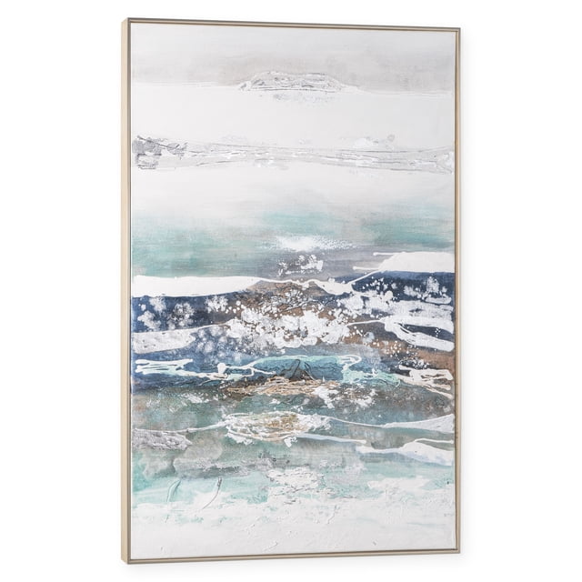 Toile Peinte à la Main Haute Mer