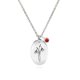 thumbnail image 1 of JeenMata Collar con Flor de Nacimiento de Enero Regalo Floral Personalizado para Mujeres, 1 of 5