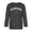 Dark Gray, variant on TIANZEN Men 3/4 Sleeve Letter City Name T Shirts Comfortable Crewneck Solid Color Fit Tee Shirt Tops Thick T Shirt