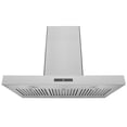 thumbnail image 3 of Hauslane | Chef Series IS-700 30" Modern Island Range Hood | Sleek Contemporary Canopy Design | Heavy Duty Suction Power, Dishwasher-Safe Baffle Filters, and LED | Fits 6” Round Duct, 3 of 9