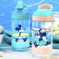 thumbnail image 3 of Zak Designs 2pc 16 oz Disney Kids Water Bottle Plastic with Flip Straw Spout Cover and Carry Handle, Disney Mickey Mouse Street Beach, 3 of 9