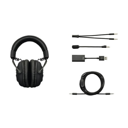 Logitech - G PRO Wired Stereo Over-the-Ear Gaming Headset for PC, PS5, PS4, Switch - Black