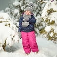thumbnail image 4 of COOPLUS 3 PCS Winter Hat Scarf Gloves Set, Long Scarf Neck Warmer Beanie with Pom Pom Touchscreen Gloves Set Winter Gifts for Adults Children, 4 of 7