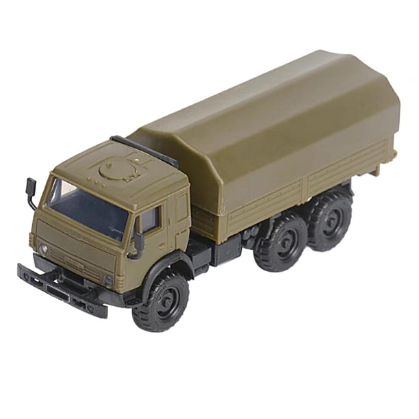 Camión blindado a escala 1/72, modelo de construcción artesanal, rompecabezas, camión de carga para adultos, mesa, escena, colección, regalo para