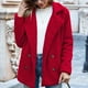 thumbnail image 1 of Puntoco Mujeres Damas Chaqueta Caliente Invierno Sólido Turn Coat Down Collar Lambswoo Outerwear Liquidación Puntoco Puntoco-1310, 1 of 9