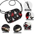 thumbnail image 3 of FORMRS Mini Crossbody Bag for Women Adjustable Rope Shoulder Casual Phone Purse, Red Reindeer Christmas Tree Pattern, 3 of 7