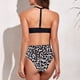 thumbnail image 4 of Traje de baño de dos piezas para mujer Conjunto de bikini con estampado de leopardo floral Traje de baño, 4 of 8