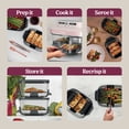 thumbnail image 5 of Ninja Crispi DualZone 8-Qt Air Fryer, Glass Container with Lid, Portable, Dishwasher Safe, DD101PK1 Pink, 5 of 12