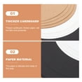 thumbnail image 3 of OUNONA 60Pcs Kraft Paper Design Cardboard for Painting and Drawing Students Crafters Wedding Birthday, 3 of 8