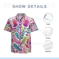 thumbnail image 7 of High Quality Hawaiian Shirts for Men Short Sleeve Aloha Beach Shirt Floral Summer Casual Button Down Shirts Blouses S4Z8NH, 7 of 7